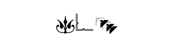 Ornamentos Orlas y Vinetas LGt Regular  Free Fonts Download
