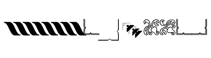 Ornamentos Orlas y Vinetas LGt Regular  Free Fonts Download