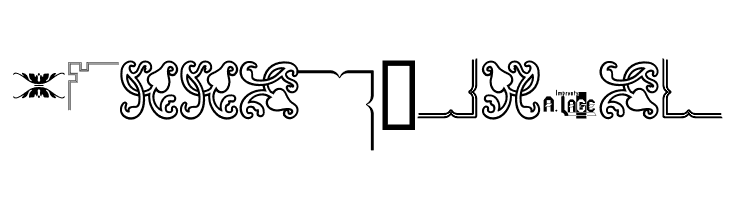 Ornamentos Orlas y Vinetas LGt Regular  Free Fonts Download