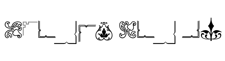 Ornamentos Orlas y Vinetas LGt Regular  Free Fonts Download