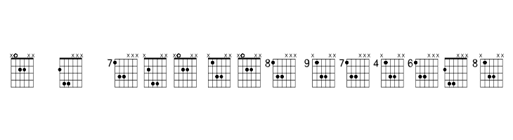 FarHat Chords 2 Regular 3  Free Fonts Download