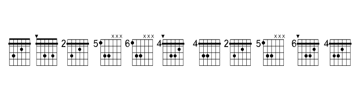 FarHat Chords 2 Regular 3  Free Fonts Download