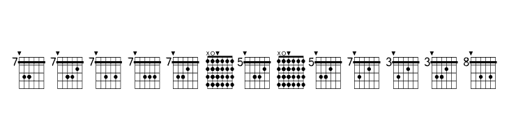 FarHat Chords 1 Regular  Free Fonts Download