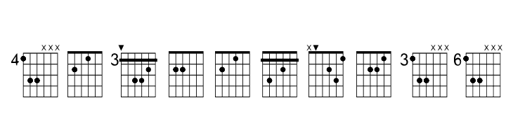 FarHat Chords 1 Regular  Free Fonts Download