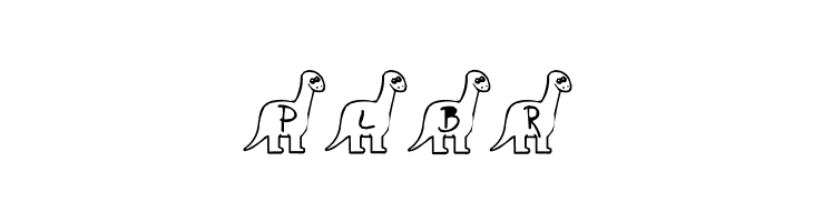 BillyBear Dinosaurs  Free Fonts Download