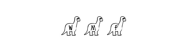 BillyBear Dinosaurs  Free Fonts Download
