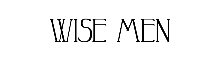 WISE%2BMEN Peake Font
