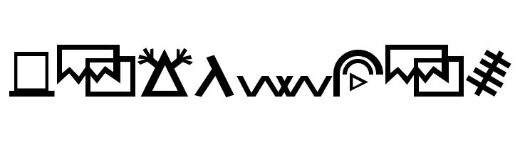 Hobo Signs  Free Fonts Download