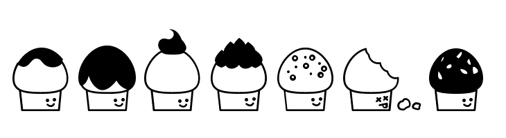 32cupcakes  Free Fonts Download