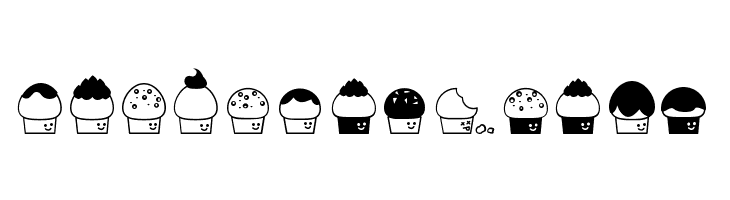 32cupcakes  Free Fonts Download