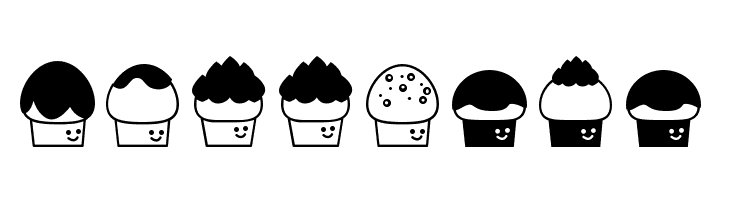 32cupcakes  Free Fonts Download