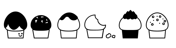 32cupcakes  Free Fonts Download