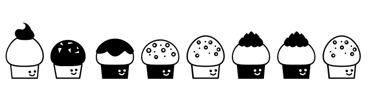 32cupcakes  Free Fonts Download