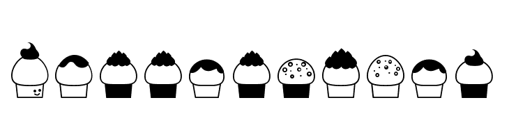 32cupcakes  Free Fonts Download