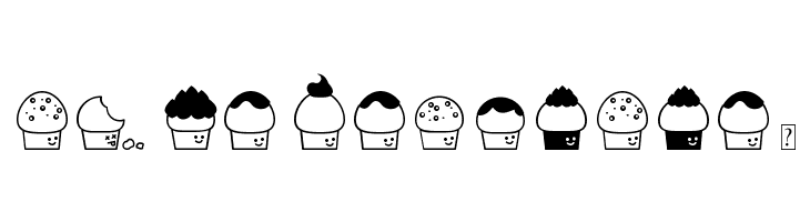 32cupcakes  Free Fonts Download