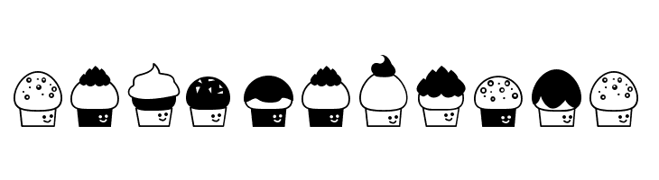 32cupcakes  Free Fonts Download