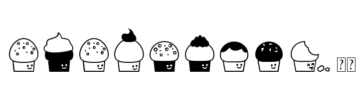 32cupcakes  Free Fonts Download