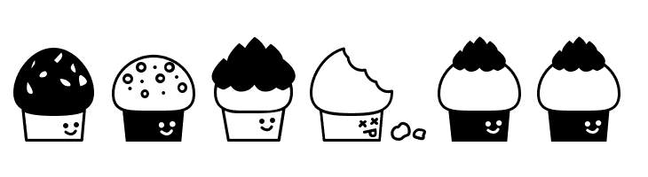 32cupcakes  Free Fonts Download