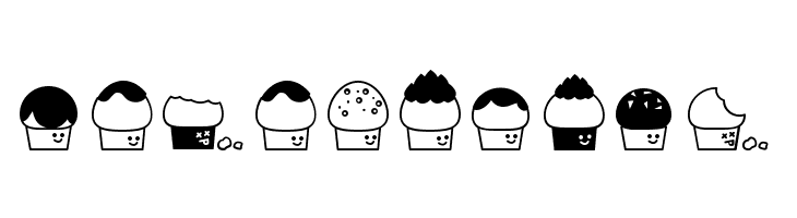 32cupcakes  Free Fonts Download