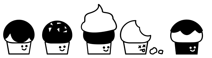 32cupcakes  Free Fonts Download