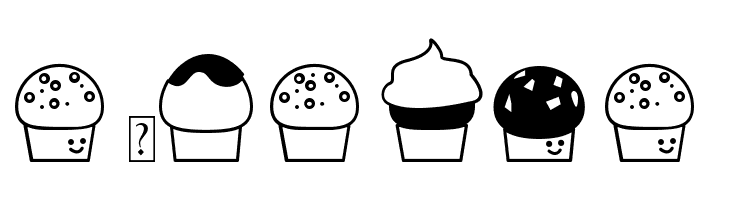 32cupcakes  Free Fonts Download