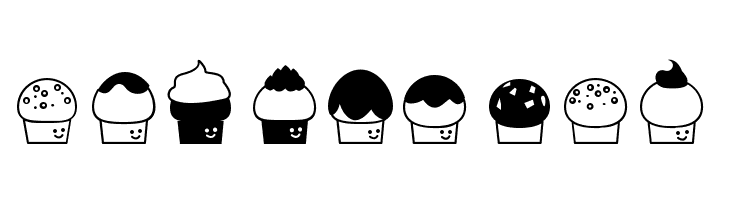 32cupcakes  Free Fonts Download