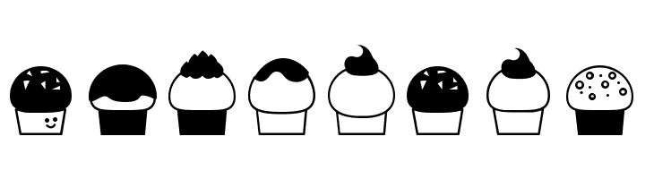 32cupcakes  Free Fonts Download