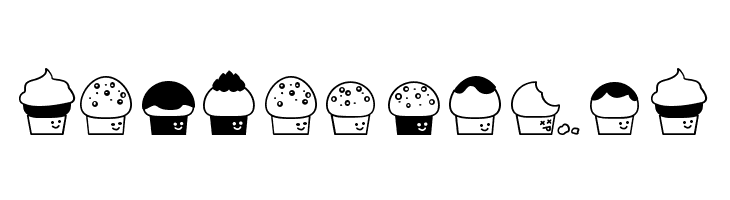 32cupcakes  Free Fonts Download