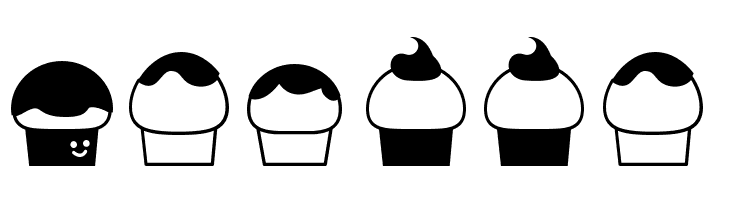 32cupcakes  Free Fonts Download