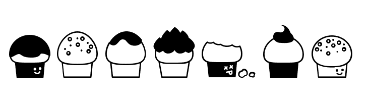 32cupcakes  Free Fonts Download