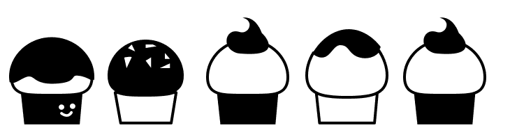 32cupcakes  Free Fonts Download