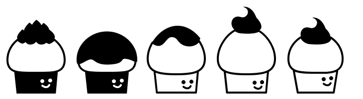 32cupcakes  Free Fonts Download