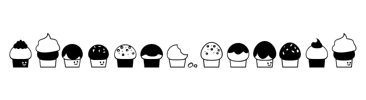 32cupcakes  Free Fonts Download