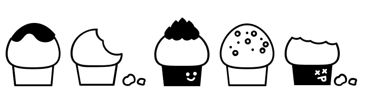 32cupcakes  Free Fonts Download