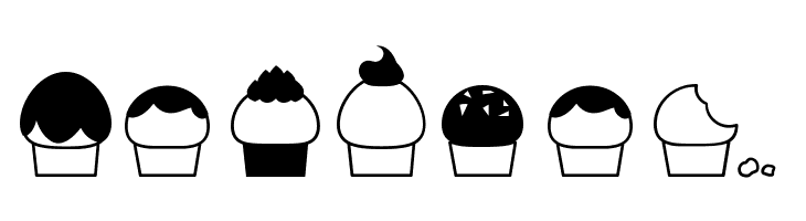 32cupcakes  Free Fonts Download