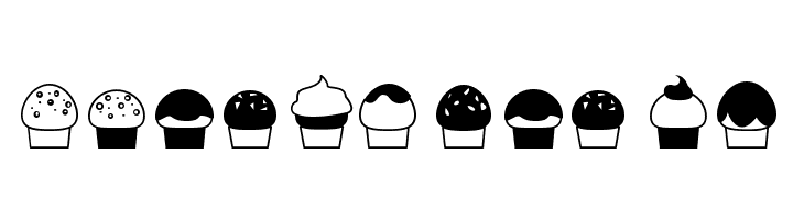32cupcakes  Free Fonts Download