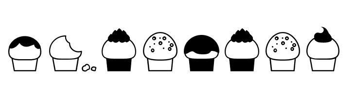 32cupcakes  Free Fonts Download