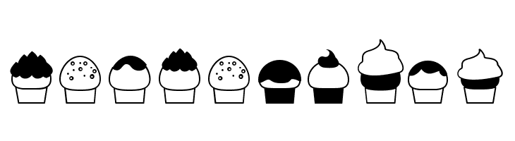 32cupcakes  Free Fonts Download