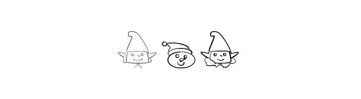 christmaspeopleding  Free Fonts Download