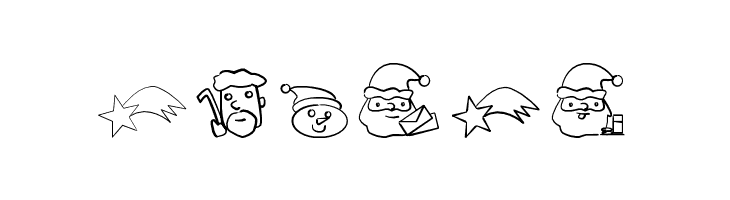 christmaspeopleding  Free Fonts Download