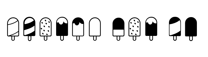 Ice Lolly Ding  Free Fonts Download