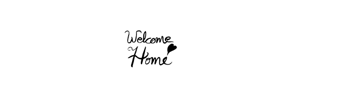 Welcome Home  Free Fonts Download