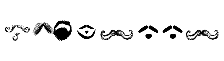 Mustache Gallery  Free Fonts Download
