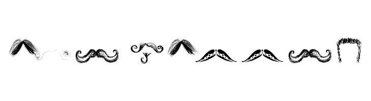 Mustache Gallery  Free Fonts Download