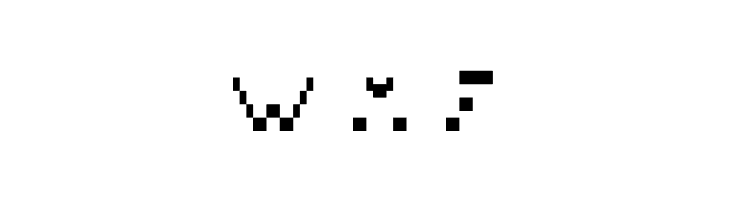 PixIllegible  Free Fonts Download