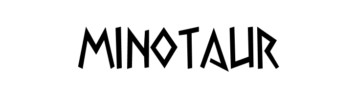 MINOTAUR Satyr Passionate Font