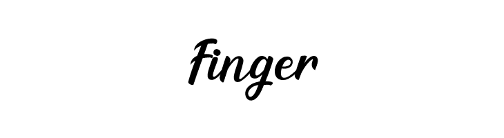 Finger EagleseScript Font