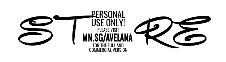 Avelana Bold PERSONAL USE  Free Fonts Download
