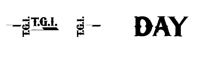 TGIFriday  Free Fonts Download