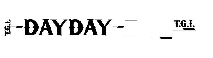 TGIFriday  Free Fonts Download